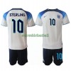 Maillot de Supporter Angleterre Raheem Sterling 10 Domicile Coupe du Monde 2022 Pour Enfant